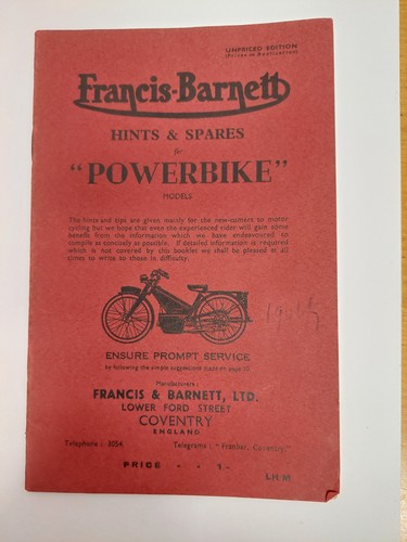 Francis barnett autocycle - francis,