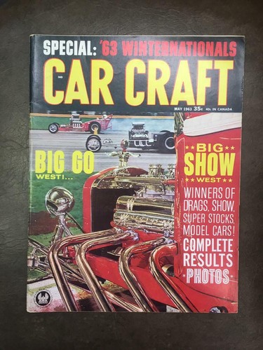 1963 car craft magazine - car,