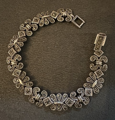 Vintage lady marcasite - vintage,