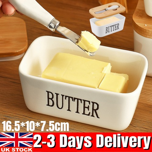 Ceramic french butter - , dish