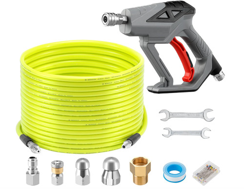 Kit sewer jetter 100ft para - jetter,