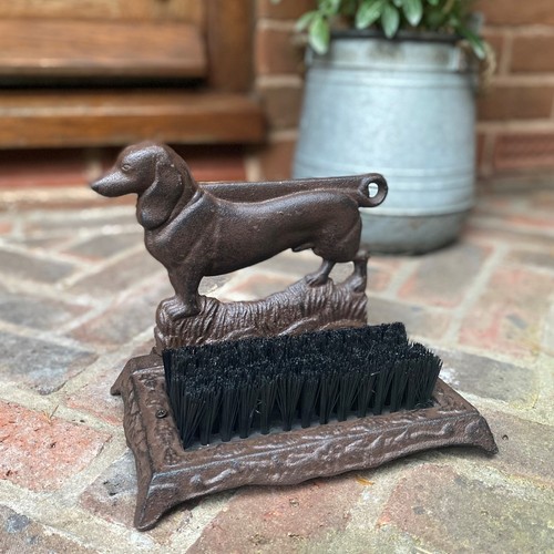 Cast iron vintage dachshund - cast,