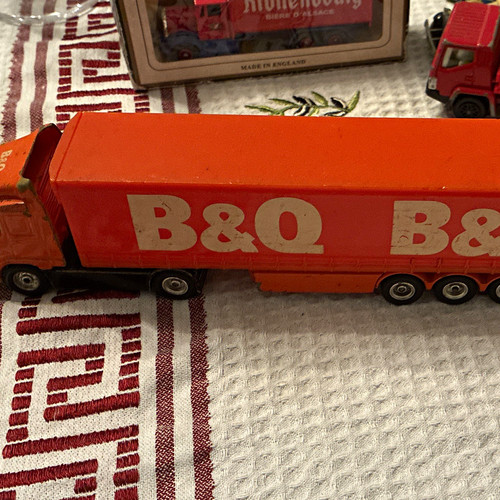 Orange diecast advertising - b&q,