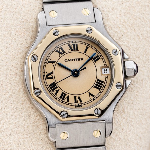 Cartier santos octagon 25mm - santos,