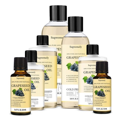 Grapeseed oil 100 natural - grapeseed, 100%