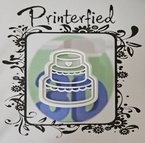 Wedding cake cookie press - cake,