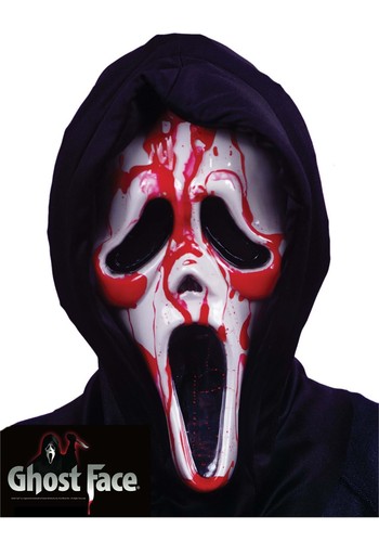 Ghost horror mask - mask, black