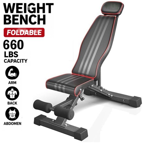 Foldable weight bench - foldable,