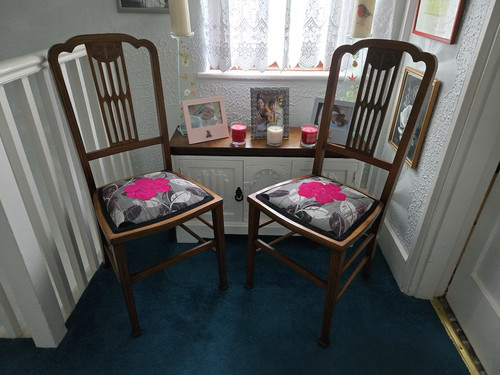 Edwardian style chairs - edwardian,