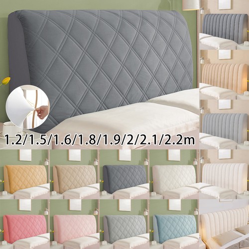 Velvet quilted headboard cover - headboard,