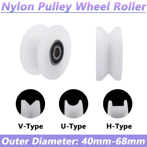 Groove nylon pulley - u/v/h,