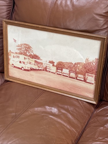 Framed breweriana 70s - framed, retro