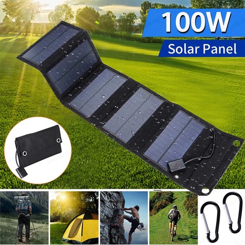 Foldable 100w solar panel - foldable,