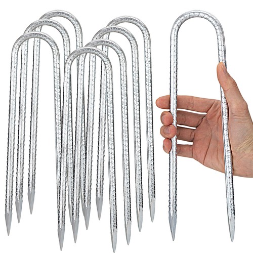 Shaped tent pegs galvanised - shaped,