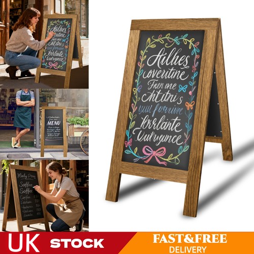Large wooden blackboard - wooden, a