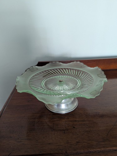Art deco glass - glass, plate