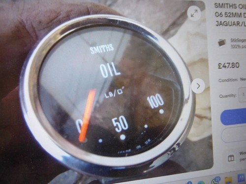 Smiths electric oil pressure - smiths,