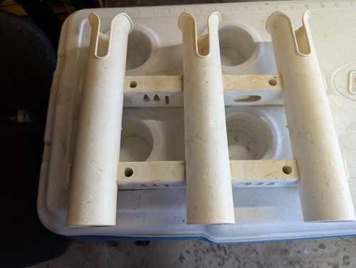 Plastic boat rod holder - boat,