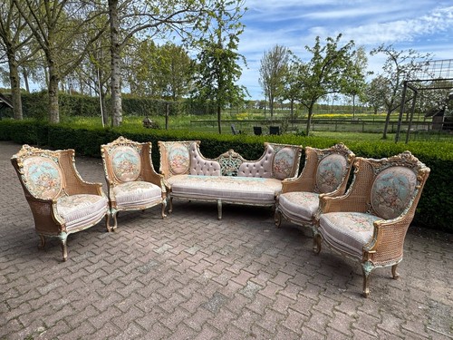 Sofa set louis xvi pastel - louis,