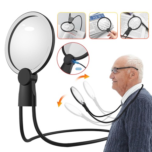 Hands free magnifying glass - 5x,