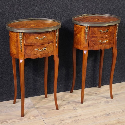 Pair french night stands - night,