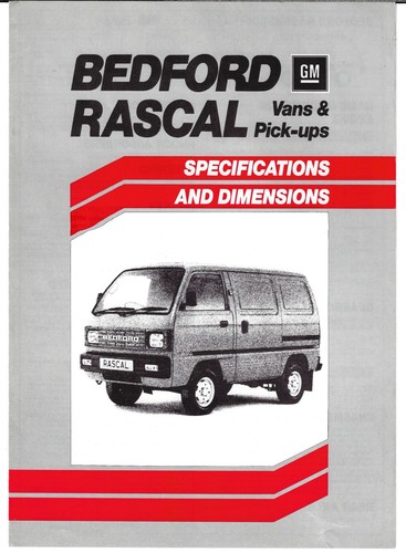 Bedford rascal specifications - rascal,