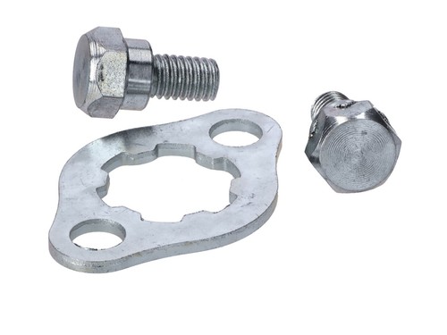 Locking plate and bolt front