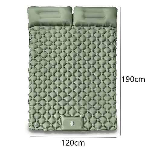 Double inflatable mat camping - double,