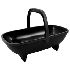53cm Black Plastic Garden Trug