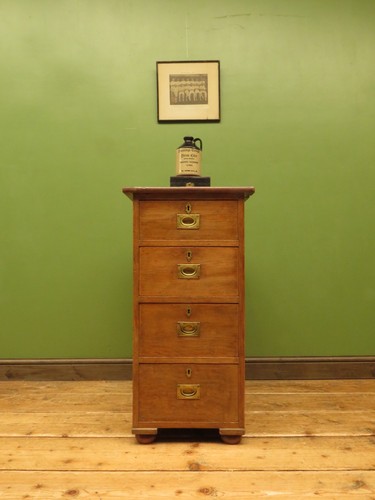 Antique naval campaign chest - antique,