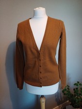 100% Cashmere Cardigan By H&M Size M Brown Winter Essential