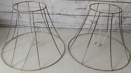 Vintage wire lampshade - wire, frames