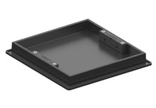 Clark Drain T1G3P Recessed Sealed & Locking Square to Round Manhole Cover 440mm