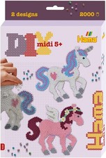 Hama Beads Unicorn Set 2000pc Fantasy Horses Designs 