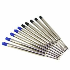 3 x Black Or Blue Ink Pen Ballpoint Refills 7cm Compatible With Parker Pen 0.7mm