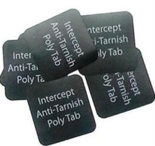 GENUINE STATIC INTERCEPT® ANTI TARNISH NON ABRASIVE 2" x 7" STRIPS, 1" x 1" TABS