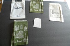 HARRODS - SHOPPING BAGS WITH STORE SHOPPING RECEIPT - VINTAGE -1987