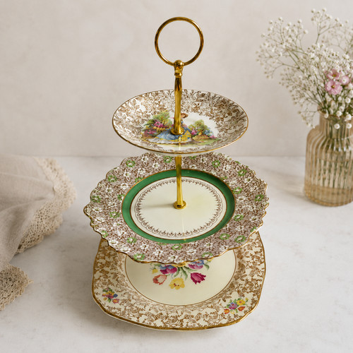 Vintage tier cake stand - tier,