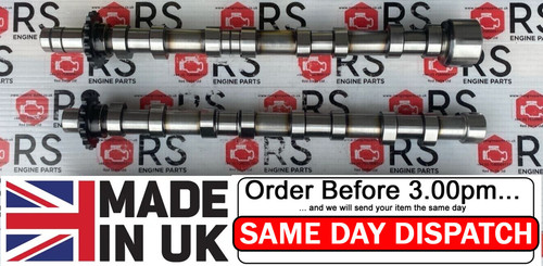 Inlet exhaust camshafts fits - inlet,