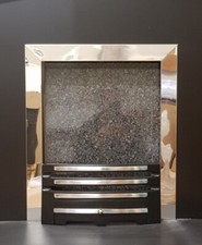 REPLACEMENT GAS FIRE CHROME