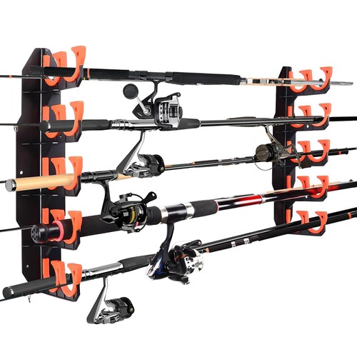 Fishing rod holder - holder, wall