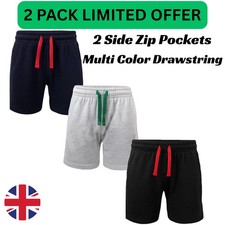 2 Pack Mens Shorts Jersey