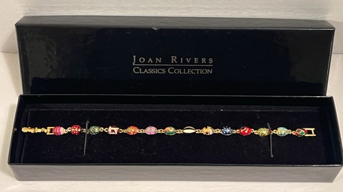 Vtg joan rivers enamel faberge - joan,