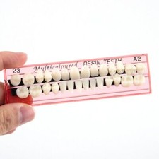 28Pcs Resin Teeth Model Durable Dentures Universal False 'Teeth Dental Materiash