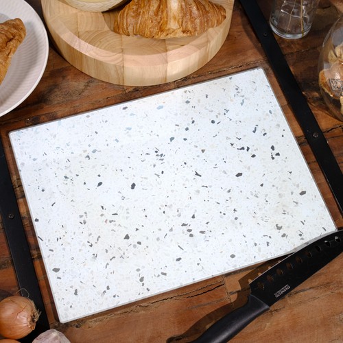 White quartz glass - glass, chopping