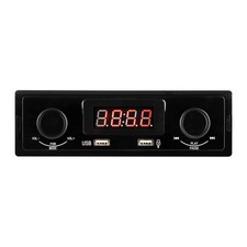 1 DIN Vintage Car FM Radio USB Mp3 Bluetooth Player Stereo Receiver 8V-30V input