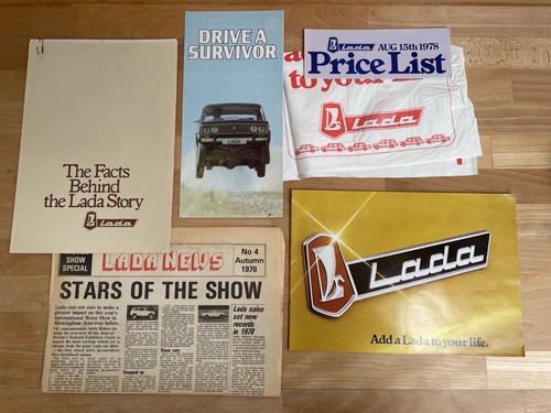 Lada car sales booklets and - lada,
