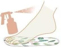 Economy 30 Pairs Palm leaves Spray Tanning Sticky Feet Pads Protectors for Fake