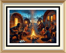 7x5 Art Print Romany Traveller