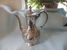 Ornate Martin Hall  And Co   Silver Plated Tea Pot Circa 1920s